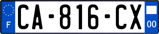 CA-816-CX