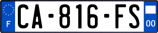 CA-816-FS
