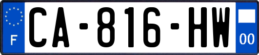 CA-816-HW