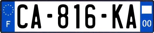 CA-816-KA