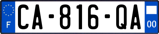 CA-816-QA