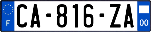 CA-816-ZA