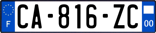 CA-816-ZC