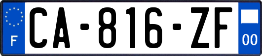 CA-816-ZF