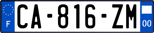 CA-816-ZM