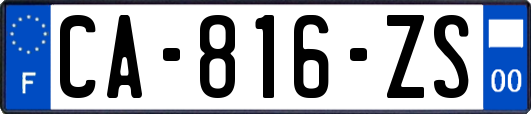 CA-816-ZS