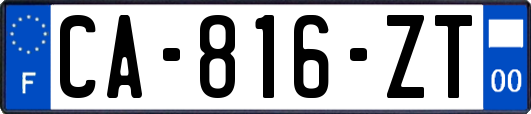 CA-816-ZT