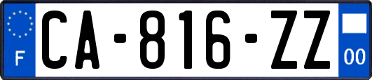 CA-816-ZZ