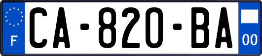 CA-820-BA