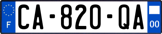 CA-820-QA