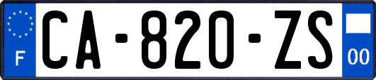 CA-820-ZS