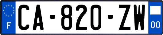 CA-820-ZW