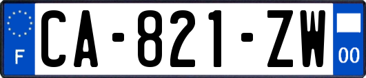 CA-821-ZW