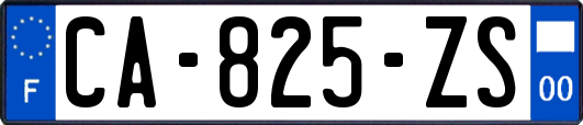 CA-825-ZS