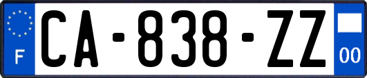 CA-838-ZZ