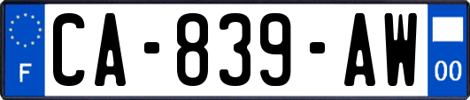CA-839-AW