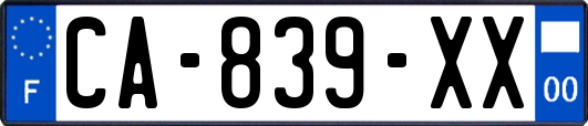 CA-839-XX