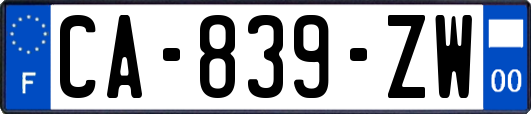 CA-839-ZW