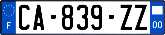 CA-839-ZZ