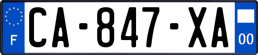 CA-847-XA