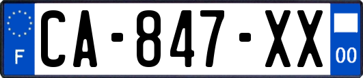 CA-847-XX