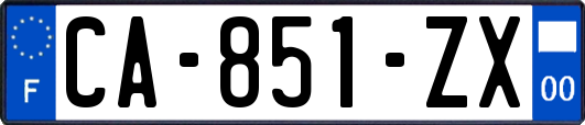 CA-851-ZX