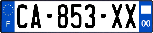 CA-853-XX