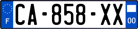 CA-858-XX