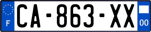 CA-863-XX