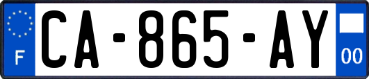 CA-865-AY