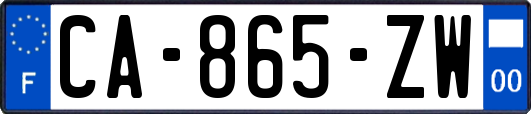 CA-865-ZW