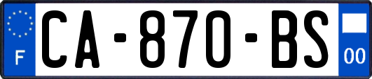 CA-870-BS