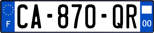 CA-870-QR