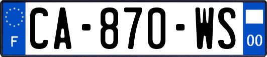 CA-870-WS