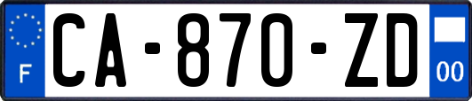 CA-870-ZD