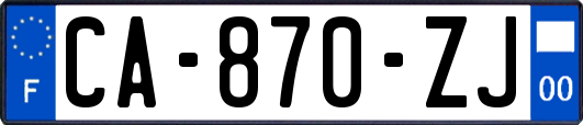 CA-870-ZJ