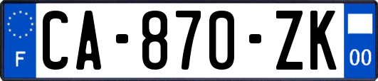 CA-870-ZK