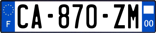 CA-870-ZM