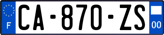 CA-870-ZS