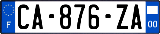 CA-876-ZA