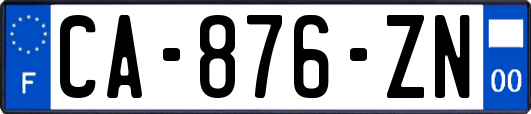 CA-876-ZN