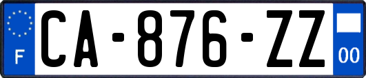 CA-876-ZZ