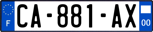 CA-881-AX