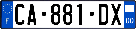 CA-881-DX