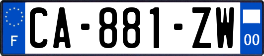 CA-881-ZW