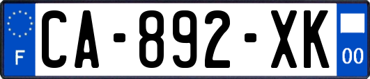 CA-892-XK