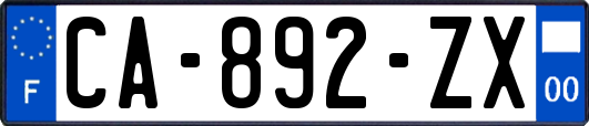 CA-892-ZX