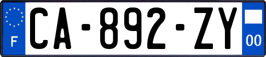 CA-892-ZY