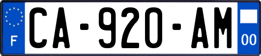 CA-920-AM