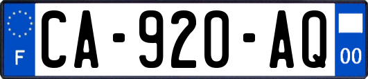 CA-920-AQ